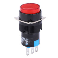 LA16-11S (AB6-M) Round 3 Pin Button Switch