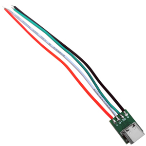 USB TYPE-C 16P female to 2.54MM data charging adapter board