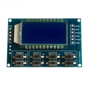 3-Way Signal Generator PWM Board Module Pulse Frequency Duty Cycle Adjustable Module